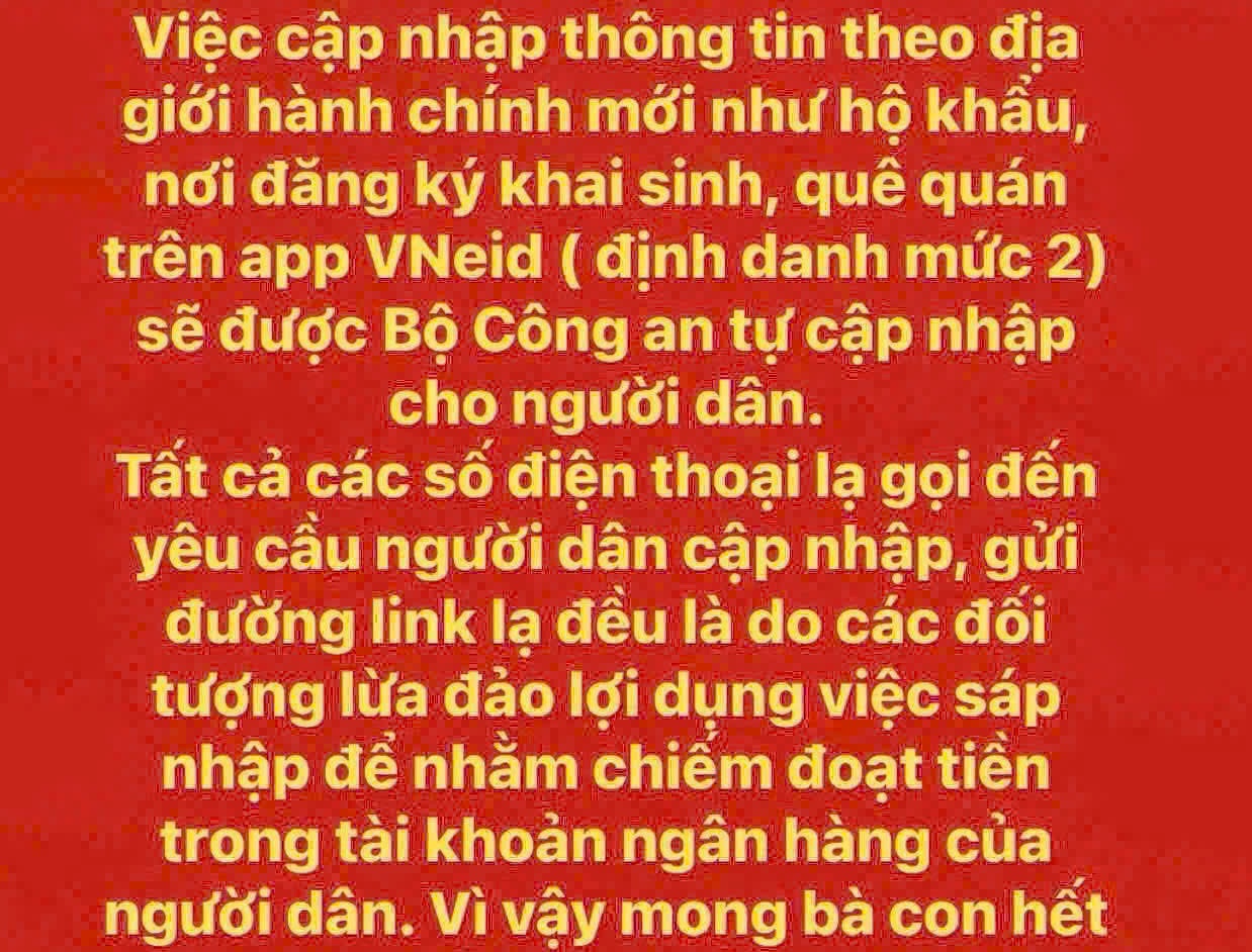 Cảnh báo chiêu trò lừa đảo mới khi vừa triển khai chính quyền 2 cấp